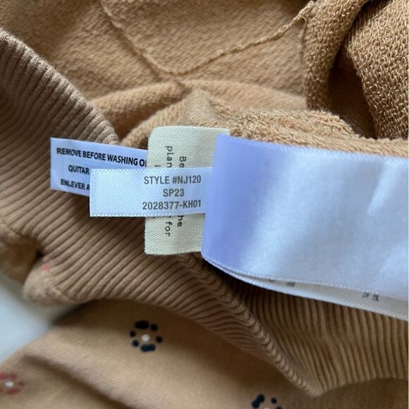 Madewell Terry Sweatshirt in Dot Daisy Medium - Picture 9 of 10